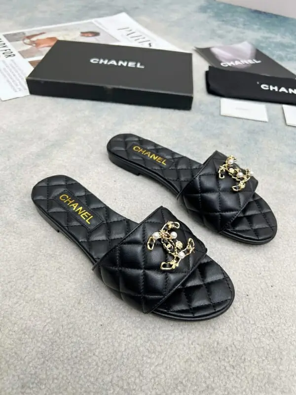 chanel chaussons pour femme s_12254a61